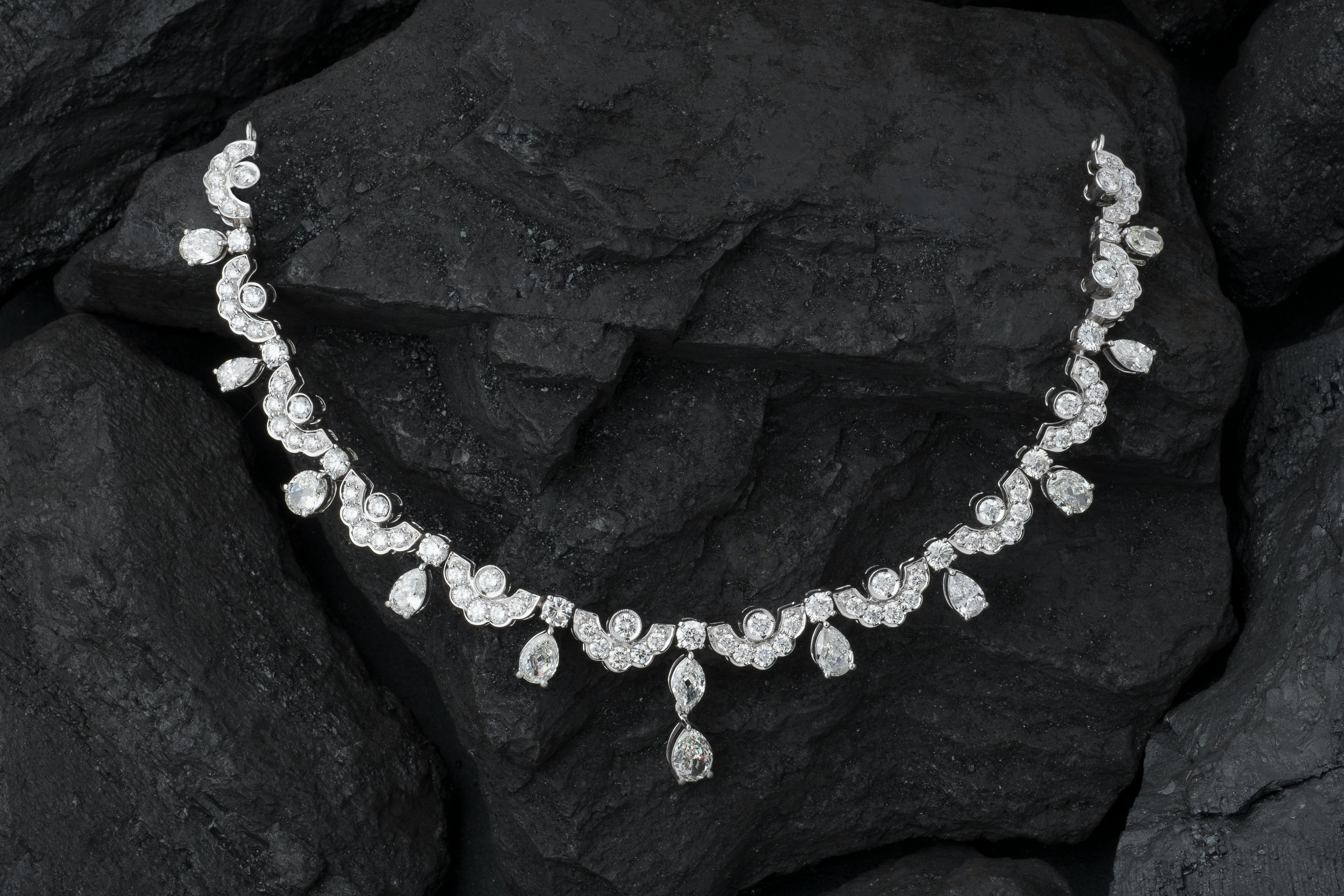 Masterful diamond necklace